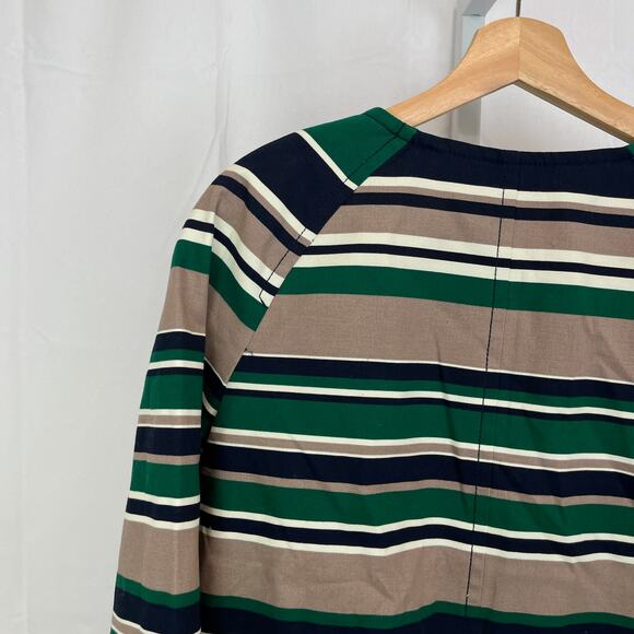 NWT TALBOTS Striped Button Up Jacket - Size 12 - Picture 10 of 13